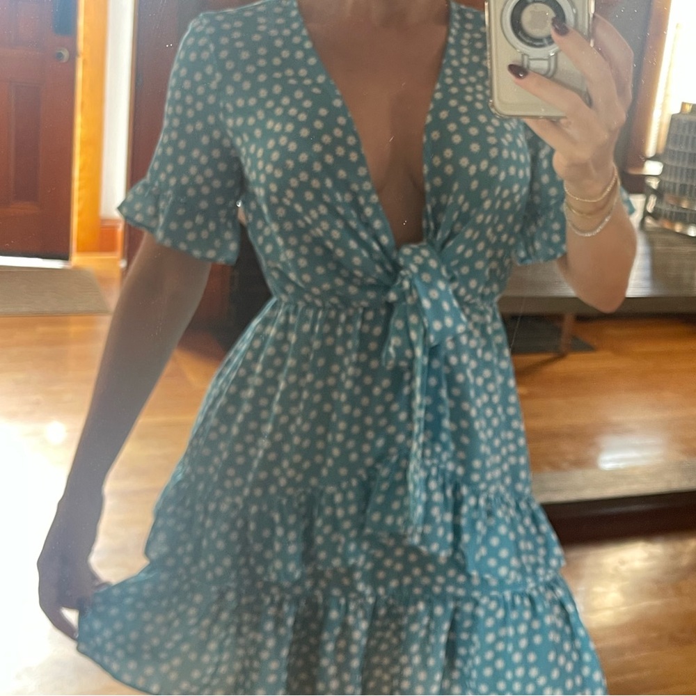 Flower Mini Dress - Picture 3 of 5
